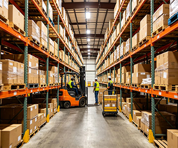 Warehouse overall appearance